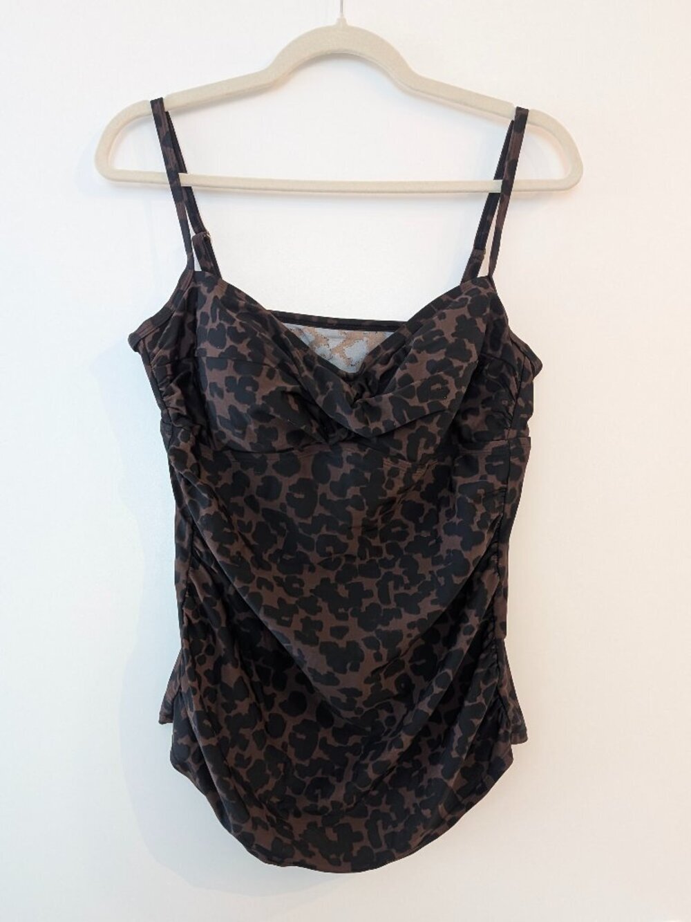 Merona Leopard Print Tankini Top